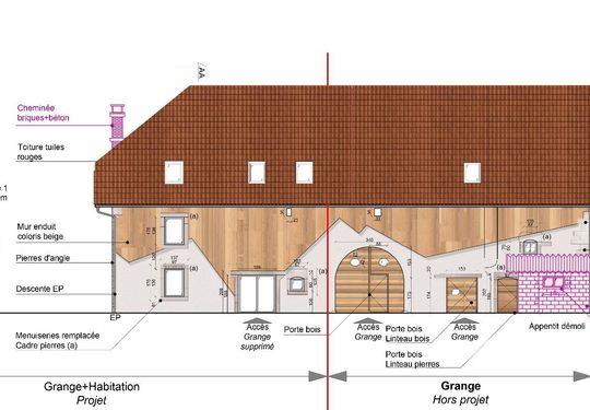 Image 13 du projet C3l - Réhabilitation Grange En 3 Logements